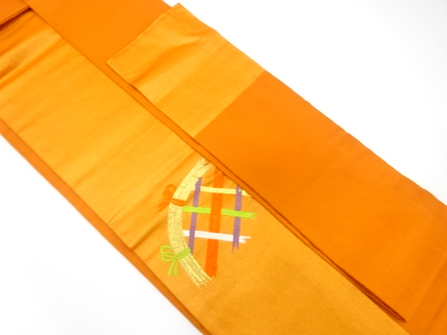  光悦垣模様織り出し　名古屋帯